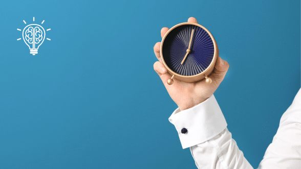 Representation of time management without losing momentum