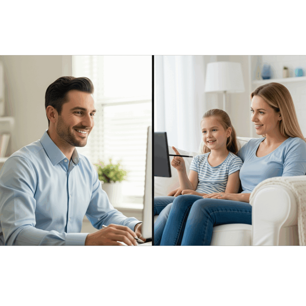 virtual coaching session